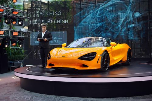 Siêu xe McLaren 750S trình làng tại thành phố Hồ Chí Minh. Ảnh: Hoàng Linh