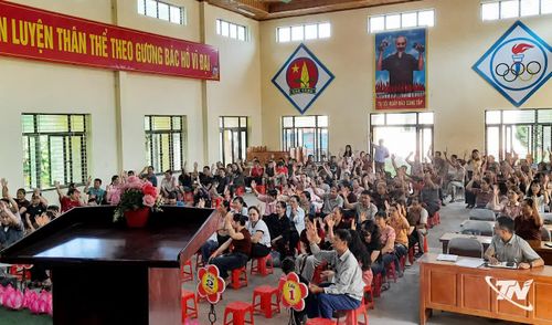 Phương án sắp xếp mạng lưới trường học được cán bộ, giáo viên và nhân dân đồng thuận, ủng hộ.