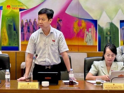 ĐBQH Phạm Đức Hoài (Lâm Đồng) phát biểu