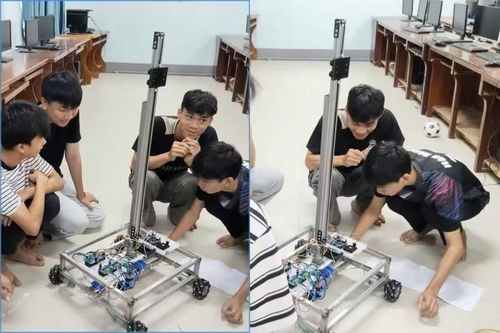 Học sinh ở tỉnh Quảng Trị áp dụng khoa học kỹ thuật trong việc học và sáng tạo robot.