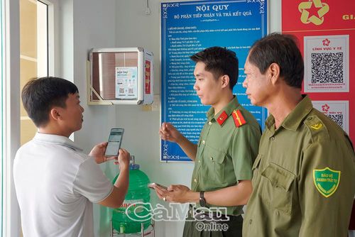 Công an Xã Tạ An Khương ra mắt mô hình "Hộp thư an ninh số".