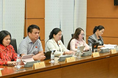Các đại biểu dự phiên thảo luận Tổ. Ảnh: Media Quốc hội