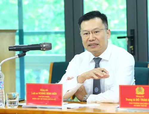 Luật sư Hoàng Minh Hiển (Phó Chủ nhiệm Đoàn Luật sư TP Hà Nội)
