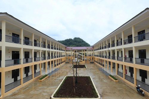 Theo kế hoạch, trường sẽ được khánh thành vào ngày 22.8, trước thềm năm học mới 2026 - 2027