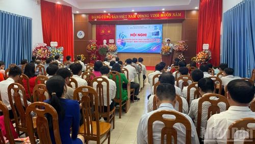 Hội nghị có sự tham gia của lãnh đạo tỉnh, sở, ban, ngành và địa phương.