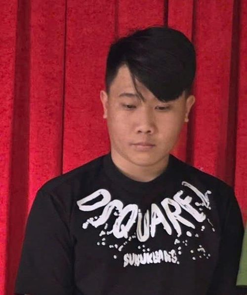 Đối tượng C.Q.K tại cơ quan điều tra.
