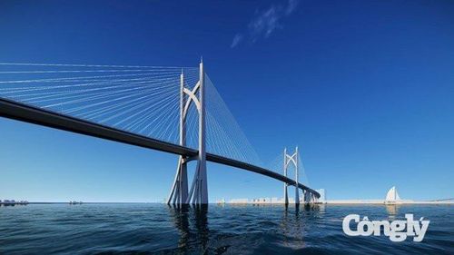Phối cảnh dự án cầu Cần Giờ.