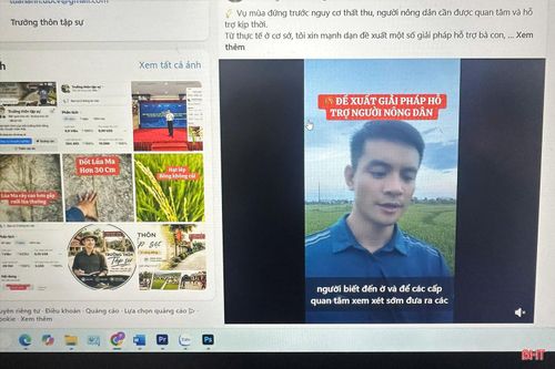 Những video do Trưởng thôn Nguyễn Tuấn Anh sản xuất gắn với đời sống sản xuất của bà con nông dân.
