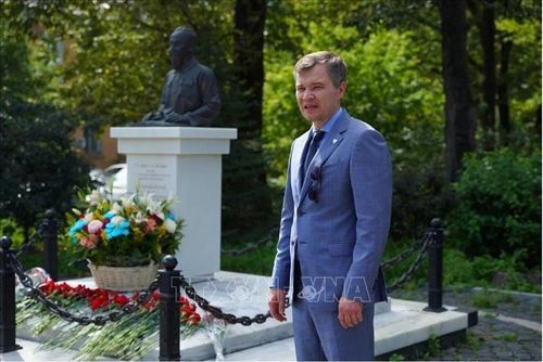 Ông Evgeny Vlasov, Chủ tịch Hội Hữu nghị với Việt Nam tại Primorye, Phó Hiệu trưởng phụ trách Quan hệ quốc tế tại Đại học Liên bang Viễn Đông (FEFU). Ảnh: TTXVN phát