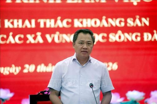 Chủ tịch UBND tỉnh Sơn La Nguyễn Đình Việt phát biểu.