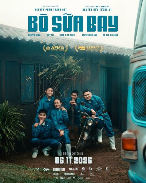 Bò sữa bay đánh dấu bước tiến mới của Nguyễn Hùng khi nam diễn viên lần đầu đảm nhận vai chính điện ảnh.