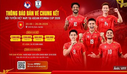 VFF thông báo mở bán vé trận chung kết.