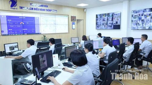 Trung tâm điều hành thông minh VNPT Thanh Hóa.