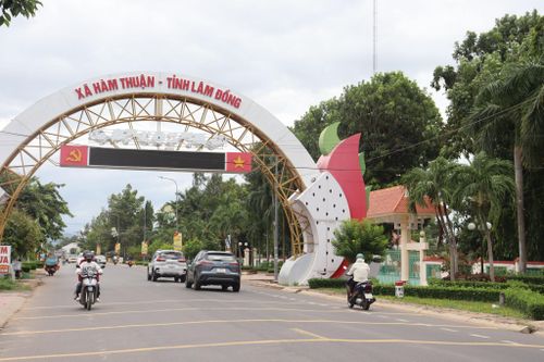 Địa bàn xã Hàm Thuận, tỉnh Lâm Đồng