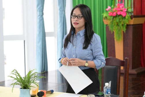 Phó Giám đốc Sở Văn hóa, Thể thao và Du lịch tỉnh Lê Thị Trúc Linh kết luận buổi làm việc