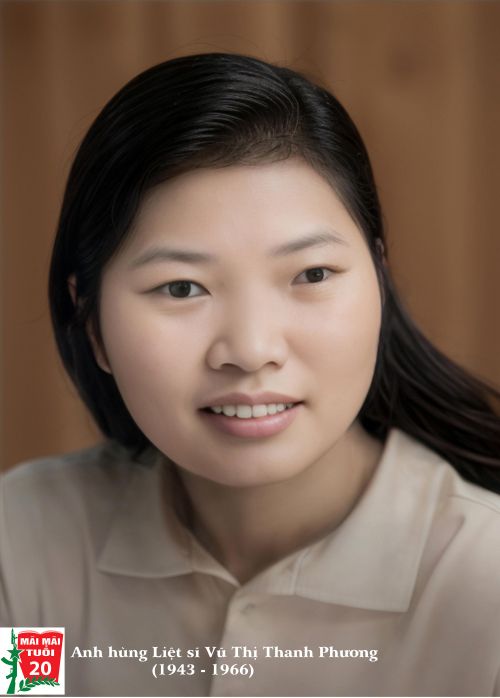 Anh hùng Liệt sĩ Vũ Thị Phương (1943 - 1966).