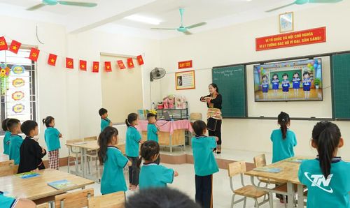 Cơ sở vật chất đảm bảo dạy và học tại Trường Tiểu học Thần Sa.