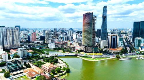  Một góc đô thị TP.HCM. 