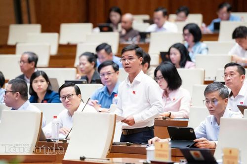 Đại biểu Nguyễn Xuân Nghiêm (đoàn Thành phố Đà Nẵng). Ảnh: Đức Thanh