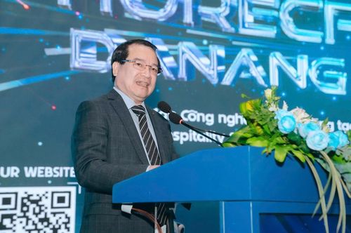 TS. Hà Văn Siêu, Phó Cục trưởng Cục Du lịch Quốc gia Việt Nam, chia sẻ định hướng về vai trò của công nghệ, đổi mới sáng tạo và sự kết nối hệ sinh thái trong việc nâng cao trải nghiệm du khách và năng lực cạnh tranh của ngành du lịch Việt Nam tại HORECFEX VIETNAM 2026.