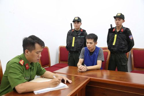 Một số đối tượng tại cơ quan điều tra.
