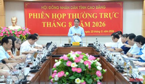 Bí thư Tỉnh ủy, Chủ tịch HĐND tỉnh Phan Thăng An phát biểu kết luận phiên họp.