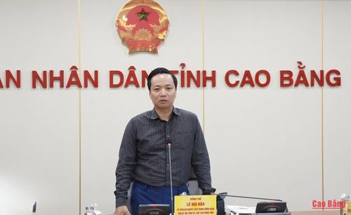 Chủ tịch UBND tỉnh, Chủ tịch Hội đồng quản lý Quỹ Phát triển đất tỉnh Lê Hải Hòa kết luận cuộc họp.