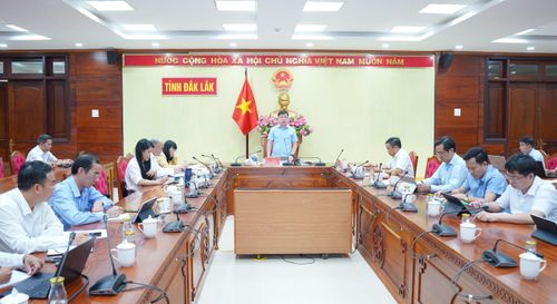 Quang cảnh cuộc họp. Ảnh: daklak.gov.vn