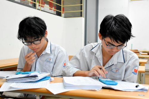 Các thành viên của hai đội tuyển đang tích cực học tập, ôn luyện với quyết tâm đạt kết quả cao. Ảnh: Phạm Thảo