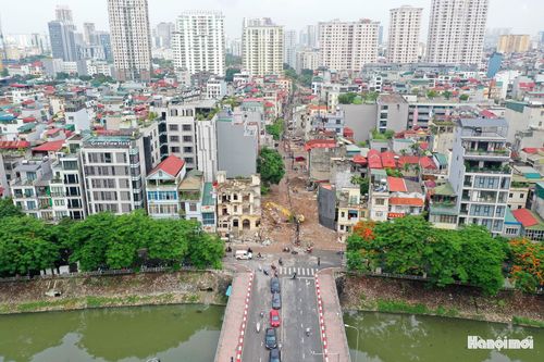 Dự án cải tạo, mở rộng ngõ 381 Nguyễn Khang (phường Cầu Giấy) có chiều dài khoảng 340m.