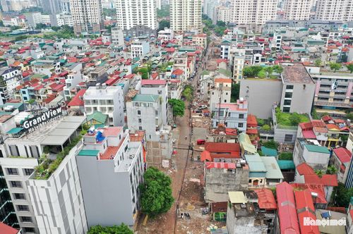 Theo quy hoạch, mặt cắt ngang tuyến sẽ được mở rộng từ 5m lên 21,5m.