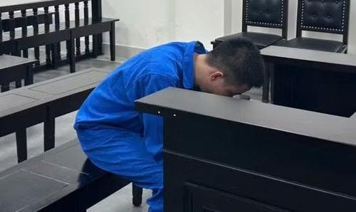 Trần Sinh Viên bị đưa ra xét xử tại phiên tòa.