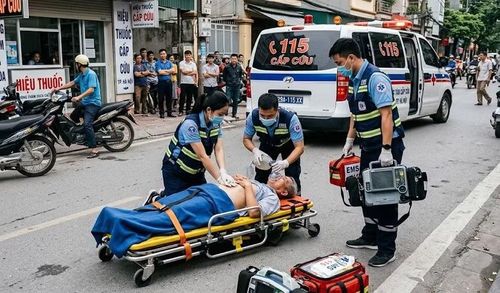 Cần thay đổi suy nghĩ rằng “cấp cứu là việc của bệnh viện hay của BS”. (Ảnh có sự hỗ trợ của AI)