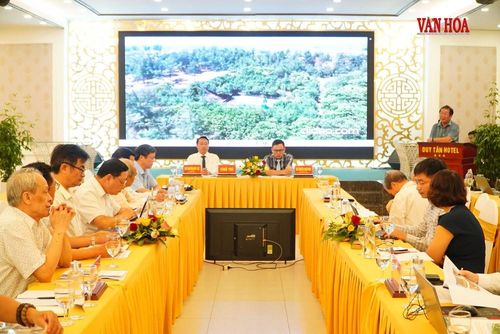 Hội thảo có sự tham gia của các nhà nghiên cứu, chuyên gia về bảo tồn di tích Champa trong nước. Ảnh: S.Thùy