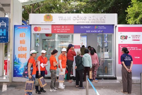  Trạm Công dân số tại phường Bình Phú, TPHCM. Ảnh: H.Khánh 