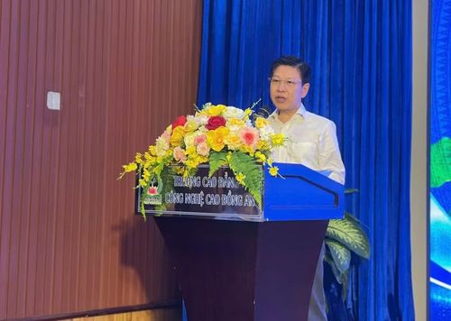 TS Nguyễn Xuân An Việt, Phó Vụ trưởng Vụ Học sinh, sinh viên (Bộ GD&ĐT) phát biểu tại hội thảo. Ảnh: Hà An.