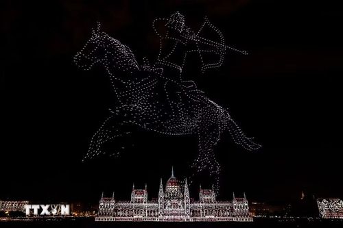Màn trình diễn mừng Quốc khánh tại Budapest, Hungary, ngày 20/8/2026. (Ảnh: THX/TTXVN phát)