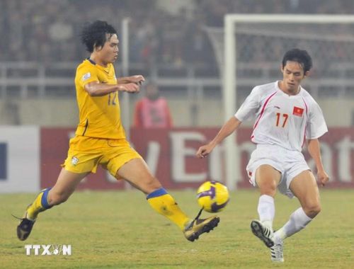 Việt Nam đối đầu Thái Lan ở chung kết lượt về AFF Cup 2026. (Ảnh: Quốc Khánh/TTXVN)
