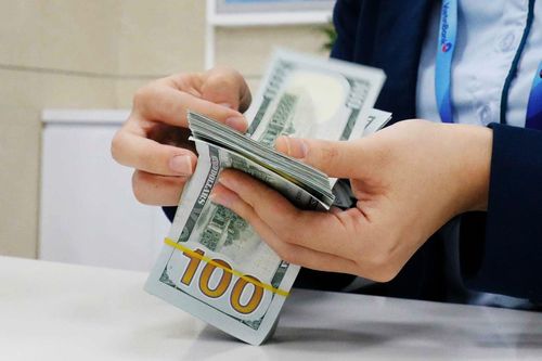 Ngân hàng Nhà nước công bố tỷ giá trung tâm ở mức 25.600 VND/USD, tăng 10 đồng so với phiên trước. Ảnh minh họa: TTXVN