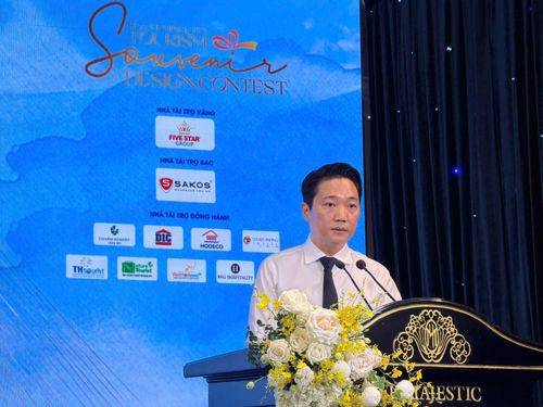 Ông Lê Trương Hiền Hoà, Phó Giám đốc Sở Du lịch TP Hồ Chí Minh phát động cuộc thi sáng ngày 21/8.