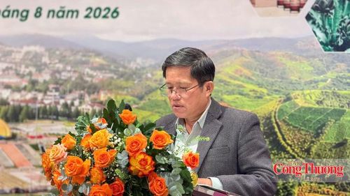 Ông Nguyễn Văn Khánh, Phó Giám đốc Sở Công Thương tỉnh Lâm Đồng phát biểu tại chương trình.