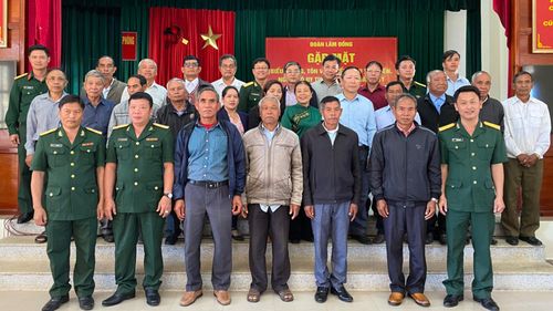 Đoàn KTQP Lâm Đồng thường xuyên tổ chức gặp mặt đội ngũ người có uy tín, điểm tựa trong vùng đồng bào DTTS