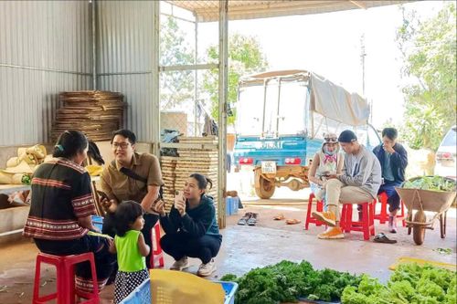 Nhiều du khách gần xa quan tâm, tìm đến với mô hình