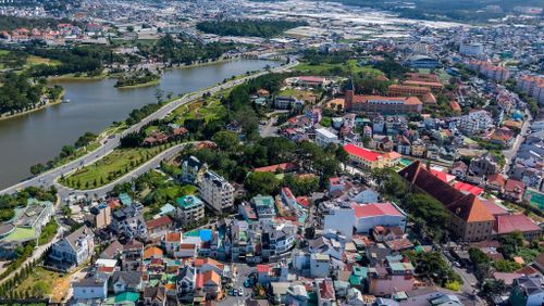 Một góc trung tâm Đà Lạt, tỉnh Lâm Đồng hôm nay (ảnh: Nguyễn Nghĩa)