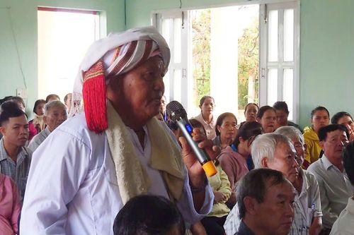 Người dân kiến nghị những vấn đề quan tâm đến chính quyền