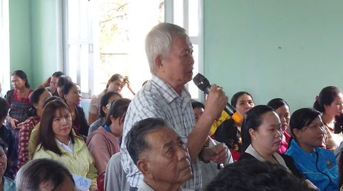 Buổi ra mắt ghi nhận nhiều ý kiến những vấn đề người dân quan tâm
