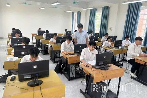 Trường THPT Đồng Đậu ứng dụng công nghệ thông tin nhằm nâng cao chất lượng dạy và học.