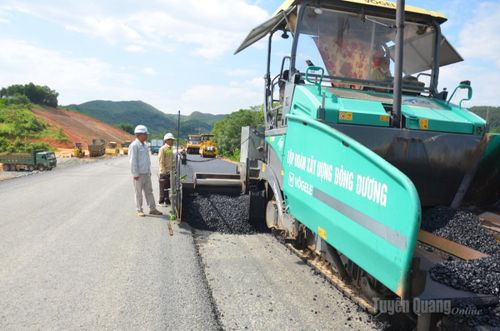 Đơn vị tư vấn giám sát có mặt 24/24 giờ tại công trường cao tốc Tuyên Quang- Hà Giang.