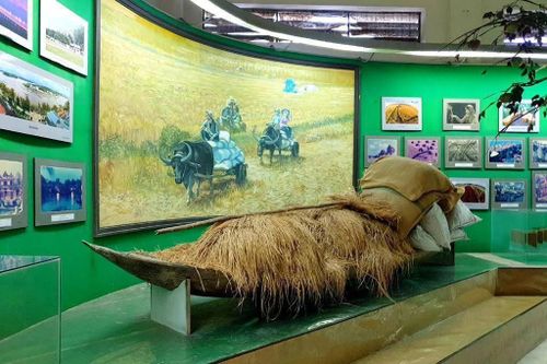Không gian trưng bày giới thiệu quá trình hình thành, khai phá và phát triển của vùng đất Cần Thơ qua nhiều thời kỳ. Ảnh: Tường Quang