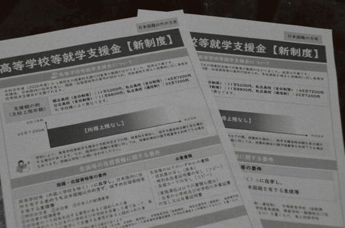 Tờ rơi của Bộ Giáo dục Nhật Bản ban hành liệt kê tình trạng cư trú và các yêu cầu khác đối với những người không mang quốc tịch Nhật Bản, được chụp tại thành phố Osaka ngày 27/7. Ảnh: Yumi Shibamura/Mainichi